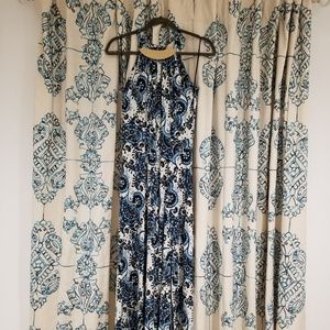 Michael Kors Floral & Paisley Print Maxi Dress